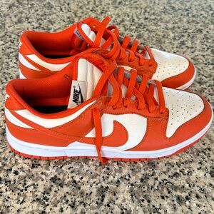 Nike dunk low Syracuse orange 10.5